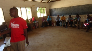 Jawa Mwachupa  training lunga Lunga women leaders on    Budget tracking and budget analisis at Lunga Lunga Primary School